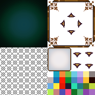 緑色のメニュースキン