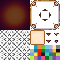 黄色いメニュースキン