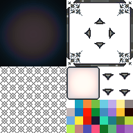 黒いメニュースキン