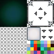 緑色のメニュースキン