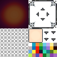 黄色いメニュースキン