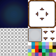 青いメニュースキン