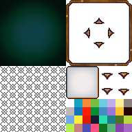 緑色のメニュースキン