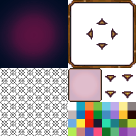 紫色のメニュースキン