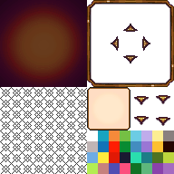 黄色いメニュースキン